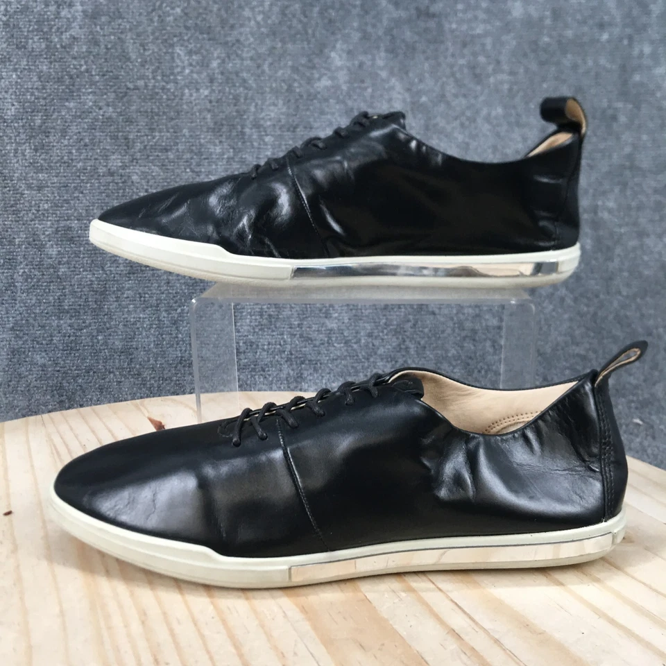 Zapatillas Oxford ECCO para mujer 10 Simpil 2 con cordones 20881301001 cuero negro Foto 2 de 4