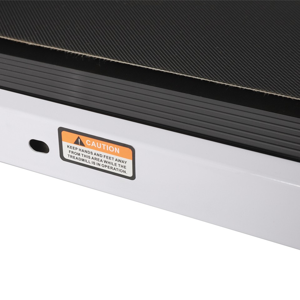 Recovery Fitness Walking Treadmill with Full Length Handrails &Heart