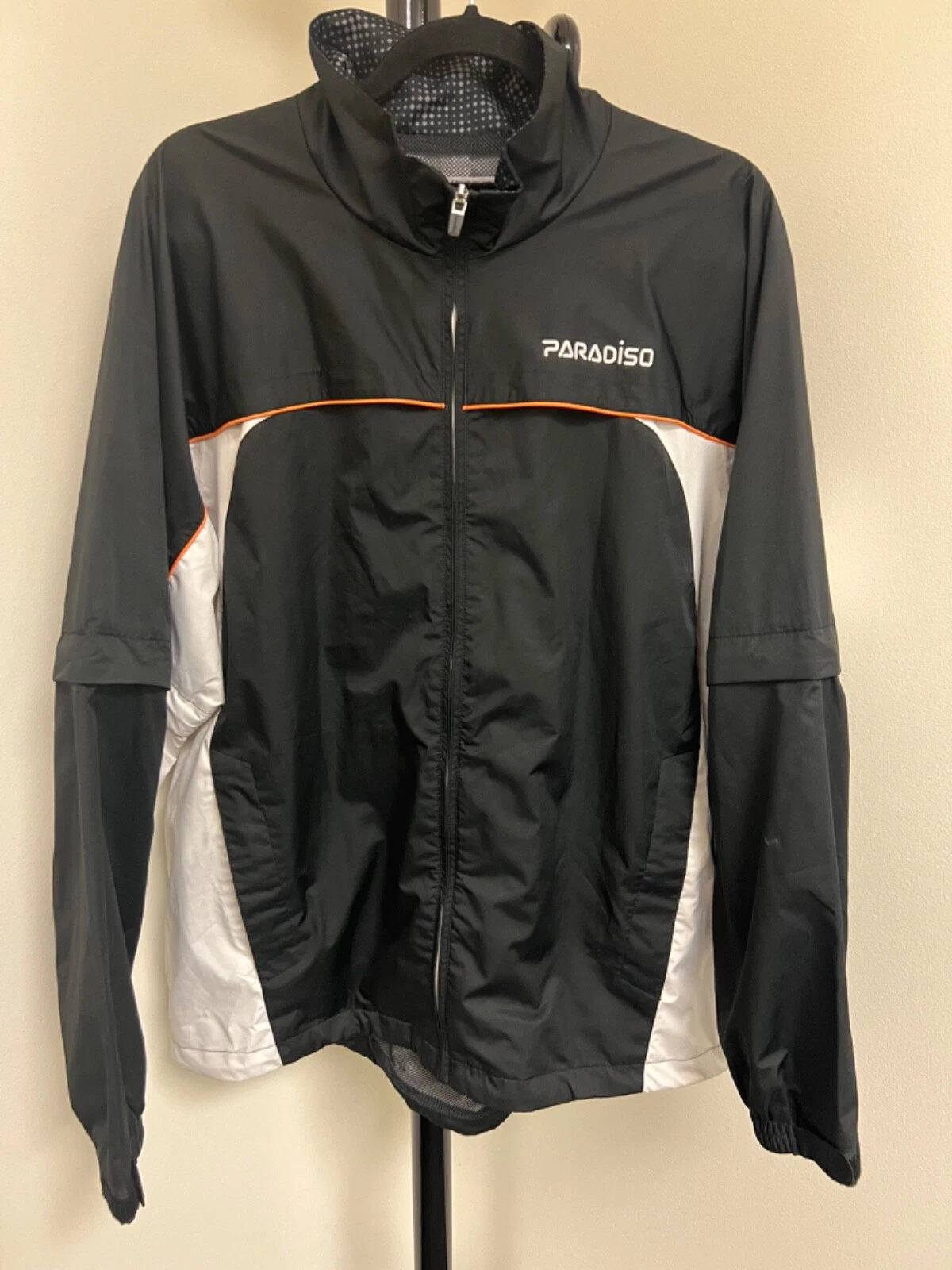 Vintage PARADISO windbreaker light full zip Jacket size: LL * FREE SHIPPING *