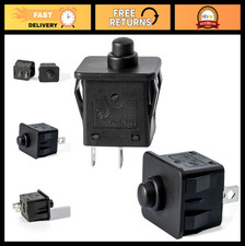2 Pcs 12V/6V 2-Pin Plunger Power Foot Pedal Switch for Kids Electric Ride-On Car
