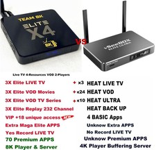 Team8K ELITE X4 70 Premium Upgraded VIP RecTV...