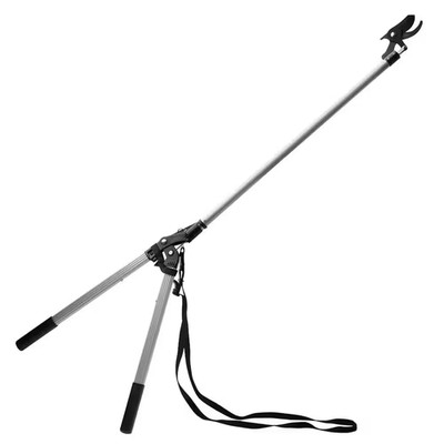 59 In. Long Reach Pruner with Rotating Head and Sharp Bypass Loppers-Tree Trimme