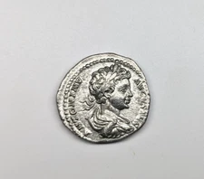 Caracalla, AR Denarius - 199 AD - XF+