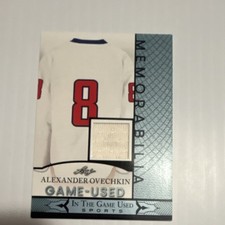 Leaf In The Game Used Alexander Ovechkin Game-Used Memorabilia #GUM-1