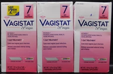 3Pk Vagistat 7 Day Treatment 7 Applicators, 1 Vaginal Cream Ea Exp: 12/26+ New