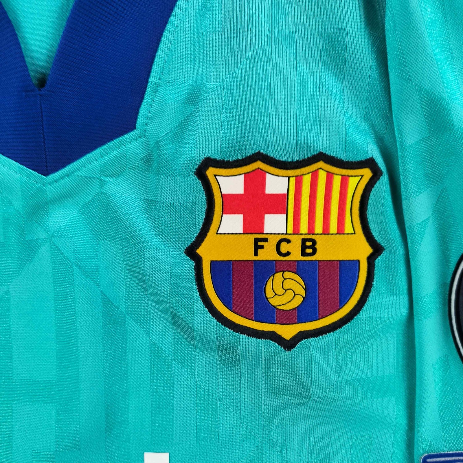 FC Barcelona 2019-20 Nike third UCL Lionel Messi football jersey shirt size S