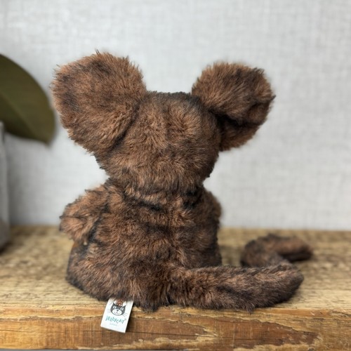 Jellycat Nocturne Bushbaby - Gorro pequeño marrón esponjoso Bushbaby ojos grandes raro 6" - Imagen 9 de 15