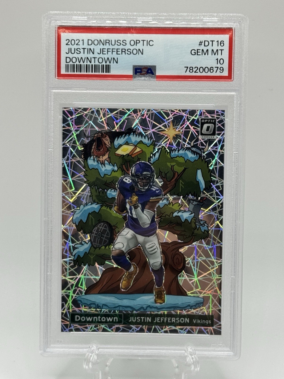 2021 Panini Donruss Optic - Downtown Justin Jefferson #DT-16