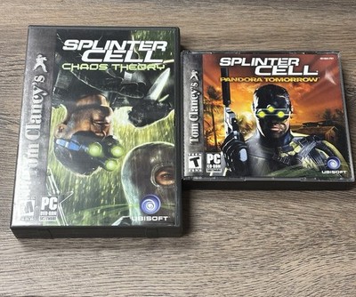 Tom Clancy's Splinter Cell: Pandora Tomorrow And Chaos Theory Lot Of 2