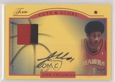 2004-05 Flair Cuts & Glory Patch 35/50 Josh Childress #CGR-JC Patch Auto 0j4n