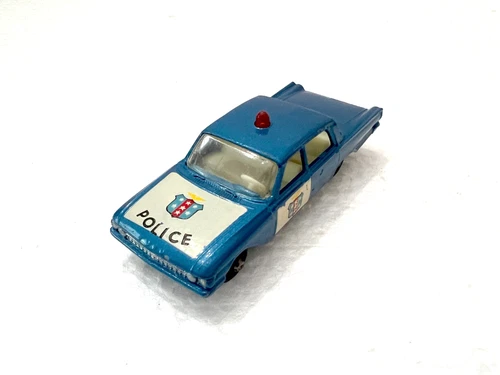 Vintage Matchbox Lesney Moko FORD FAIRLANE POLICE CAR No. 55