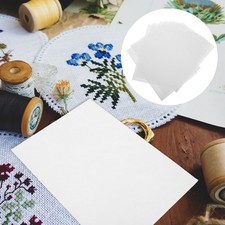 10 Pack Durable Water Soluble Embroidery Paper for Sewing White Nonwoven