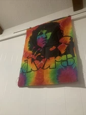 Vintage Tie Dye Wall Cloth Tapestry Jim Morrison Doors