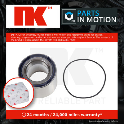 Wheel Bearing Kit fits VW AMAROK 3.0D Rear 16 to 22 NK 2H0501171 2H0501172 New