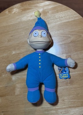 Mattel Viacom 1997 RUGRATS 12'' TOMMY PICKLES IN BLUE PAJAMAS plush DOLL vinyl