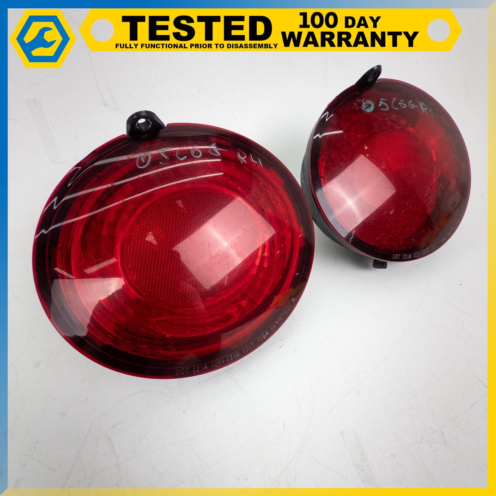05-13 CHEVROLET CORVETTE C6 REAR LEFT RIGHT INNER OUTER TAIL LIGHT ASSEMBLY OEM