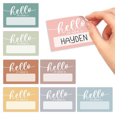 Adhesive Name Tags Sticker -56 Nametags for Classroom Decor, Student Name Tag...