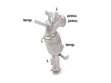 Catalizzatore metallico 200cpsi Gr.N inox Fiat 500X (typ334) 2015>>2023