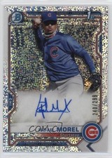 2021 Bowman Chrome Prospect Speckle Refractor /299 Rafael Morel #CPA-RM Auto 2a9
