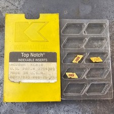 Qty 3 Kennametal NG 208 R NG208R KC810 Grade Carbide Grooving Inserts