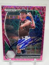 2021 Panini Prizm Draft Baseball SIGNED RC Micah Ottenbreit PDP114 Pink Velo