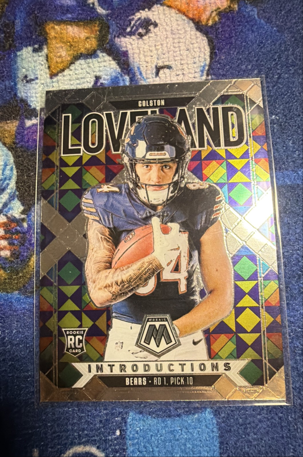 2025 Panini Mosaic - Introductions Colston Loveland #5 Silver Prizm (RC)