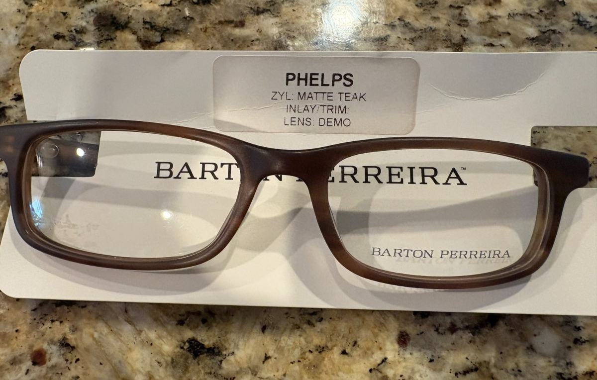 Barton Perreira Phelps Eyeglass Frames NWT | eBay display picture 2