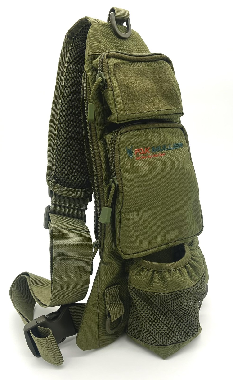 Crossbody Sling Bag with Water Bottle Holder, RFID Pocket, T