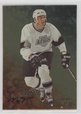 1998-99 ITG Be A Player Gold Auto Sandy Moger #64 Auto 2d8