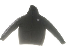 Mens Hoodie Marvel Black Panther Size M Black/White Hoodie Tie Closure Pocket