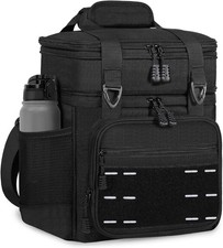 Lunch Box Cooler Bag - Tactical Insulated Lunchbox for Men - Large Soft Expandab