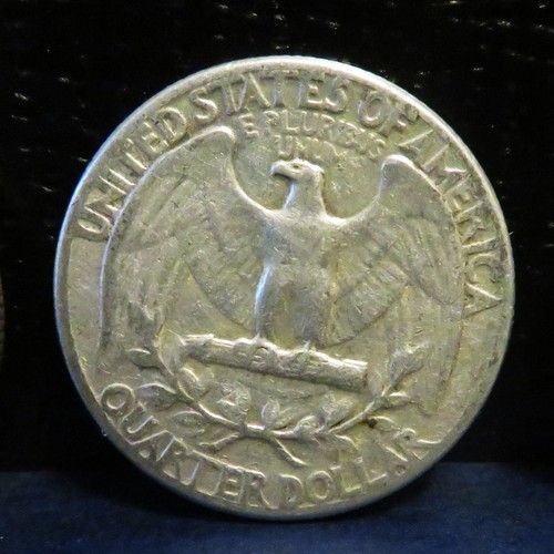 1954 Silver Washington Quarter 25c - Picture 2 of 2