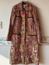 MaxMara Long Coat Size 36 Pink Fur Detachable...