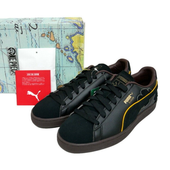 Puma Suede One Piece Blackbeard Teech Black Dark Chocolate Shoes 25.5cm/US 7.5