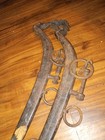19th Century Antique Iron/Brass Draft Horse Hames/Harness Barn Farm WesternDecor — photo 9