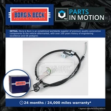 Handbrake Cable fits HYUNDAI i10 PA 1.0 LHD Only Rear Right 11 to 17 G3LA B&B