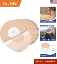 Hypoallergenic 25 Count Beige Patches for Libre 3 - 14 Days Durable Protection