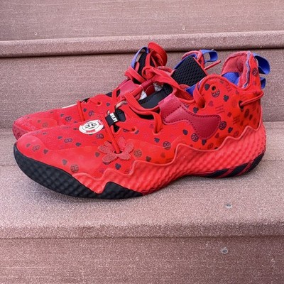 adidas Harden Vol. 5 Las Vegas Men s Low Top Lace-Up Sneakers Red/Black/Blue