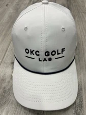 Imperial OKC Oklahoma City Golf Lab & Country Club White Rope Hat Oklahoma