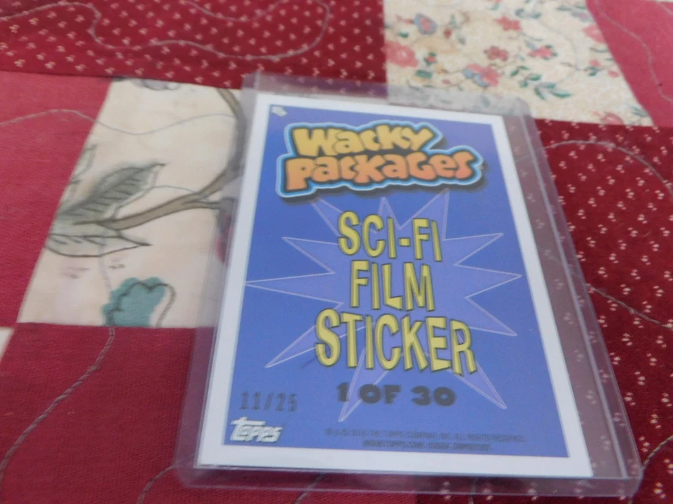 Pegatina de película de ciencia ficción Wacky Packages Foto 2 de 2