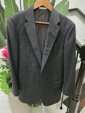 Armani Collezioni G Line Men's 40R Wool Windowpane Sport Coat Made in Italy