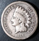 1860 INDIAN HEAD CENT - GOOD