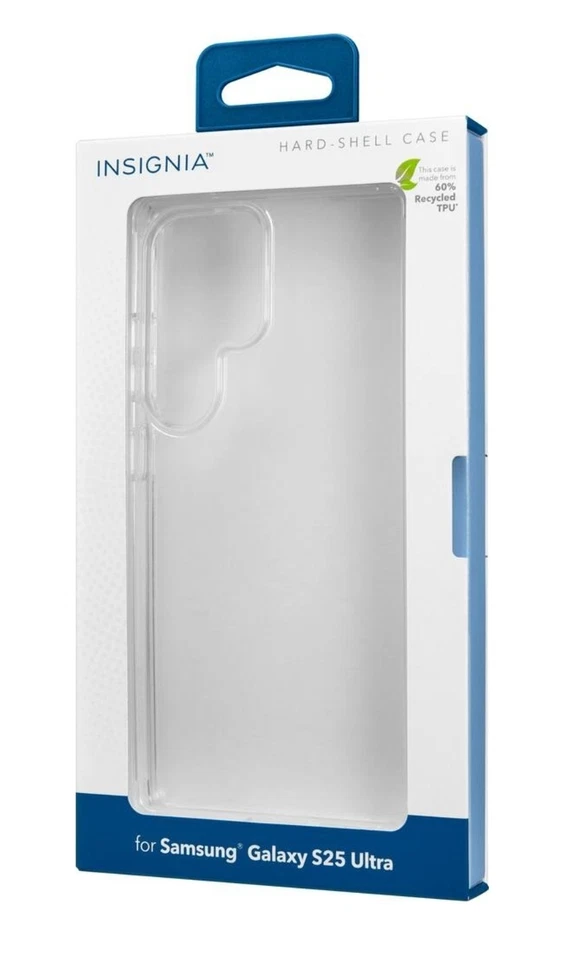 Insignia - 硬壳保护壳 适用于三星 Galaxy S25 Ultra - 透明 — 第 2/4 张图片