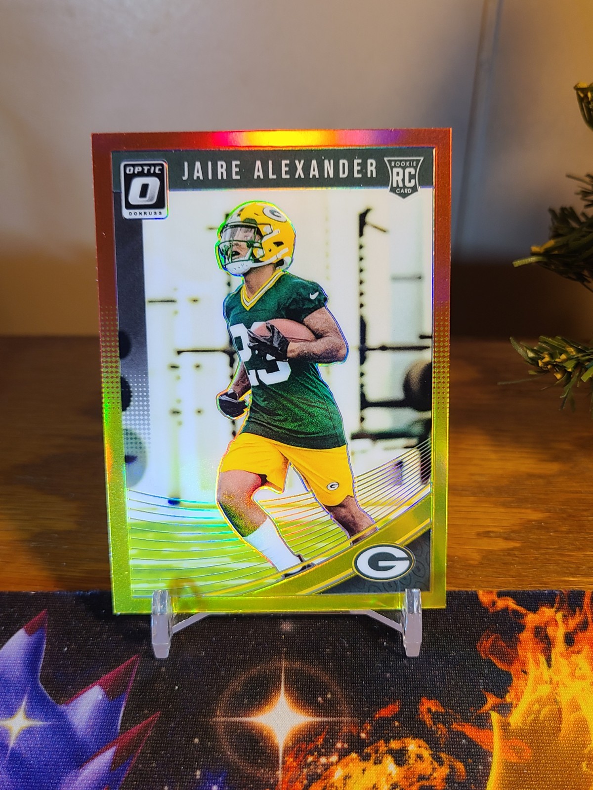JAIRE ALEXANDER 2018 Donruss Optic Red Yellow Prizm RC #109 Rookie GB Packers