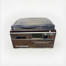 Victor Cosmopolitan 8-in-1 Turntable Music Center w/ 3-Speed Turntable Radio