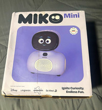 Miko Mini AI Robot Purple Interactive STEM Learning Toy Kids Open Box