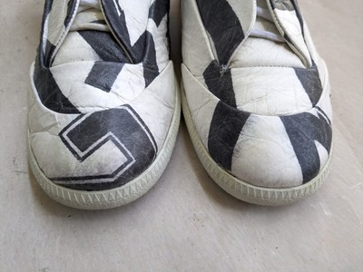 Maison Margiela Future White Black Men 14 47 Leather High Top