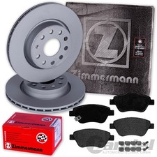 ZIMMERMANN BREMSSCHEIBEN 284mm + BELÄGE VORNE passend für OPEL CORSA D