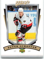2006-07 Upper Deck MVP #210 Peter Schaefer Ottawa Senators