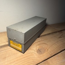 Vintage Steel Eastman Kodak KODASLIDE FILE BOX Storage 35mm Slide Film